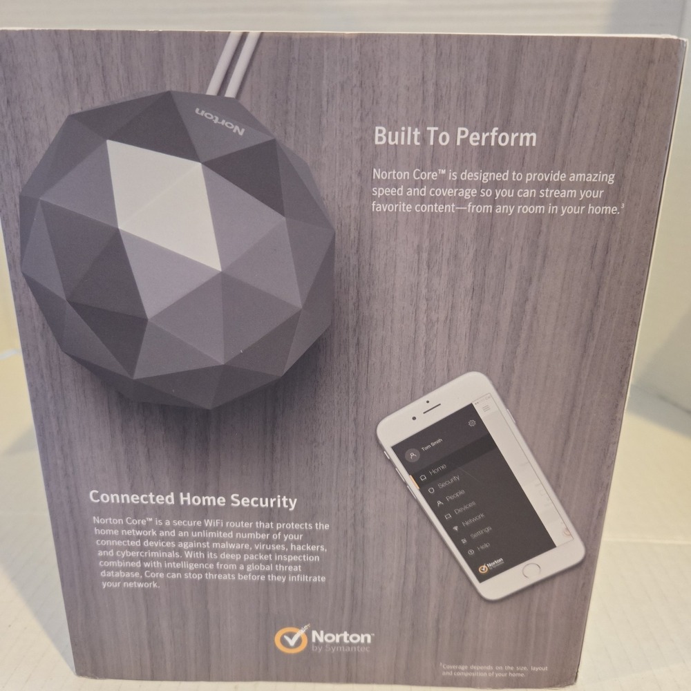 Norton Core 517 Secure High Performance Wi-Fi Router - Granite‎ Gray - Picture 3 of 5